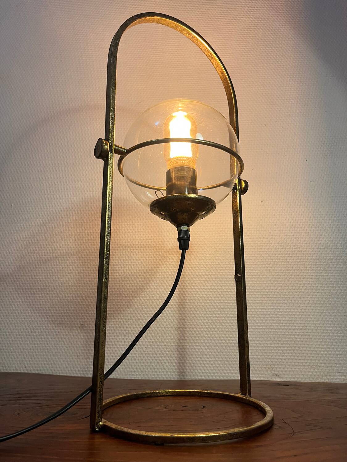 Adjustable floor lamp, 2000s globe