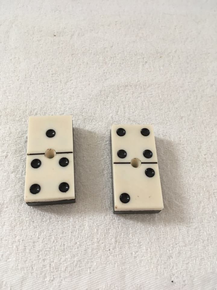 Antique Bakelite Domino Set