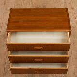 Danish curved dresser with 3 drawers, Denmark, 70