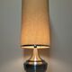 Space age XL living room lamp in brushed aluminium, France circa 1970.