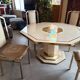 Octagonal table by Jean Claude Mahey