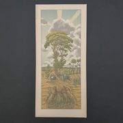 Lithographie par Henri Rivière La Féérie des Heures - L'Orage qui monte