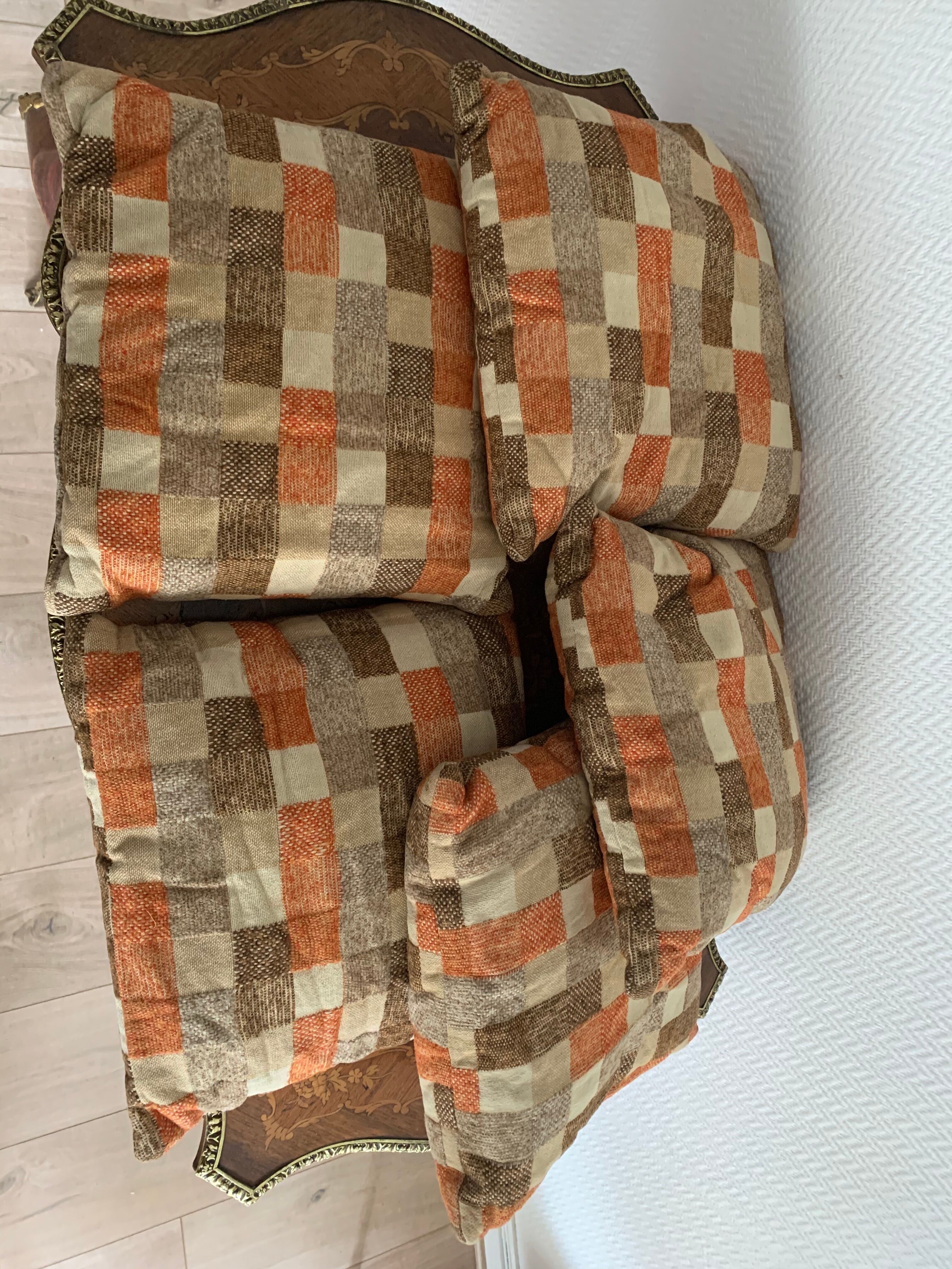 Cousin wool tiles tones beige/orange