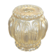Orange moulded glass lampshade