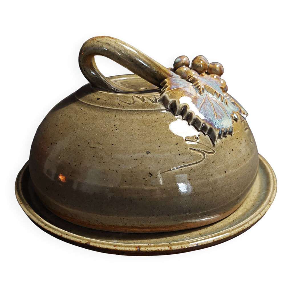 Cloche à Fromage En Céramique Vintage – Décor De Bateau – Occasion Fonctionnelle