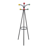 Vintage 1960s ball coat rack, Roger Féraud style