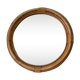 Bamboo round mirror 35cm