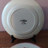 Set of 5 plates of Sarreguemines