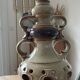 Pied de lampe vintage en céramique