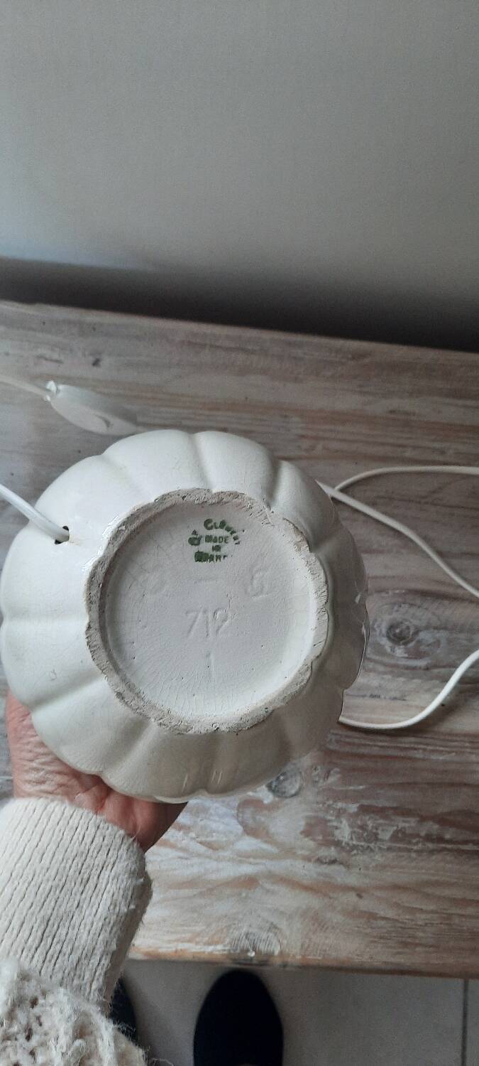 Antique St Clément lamp base