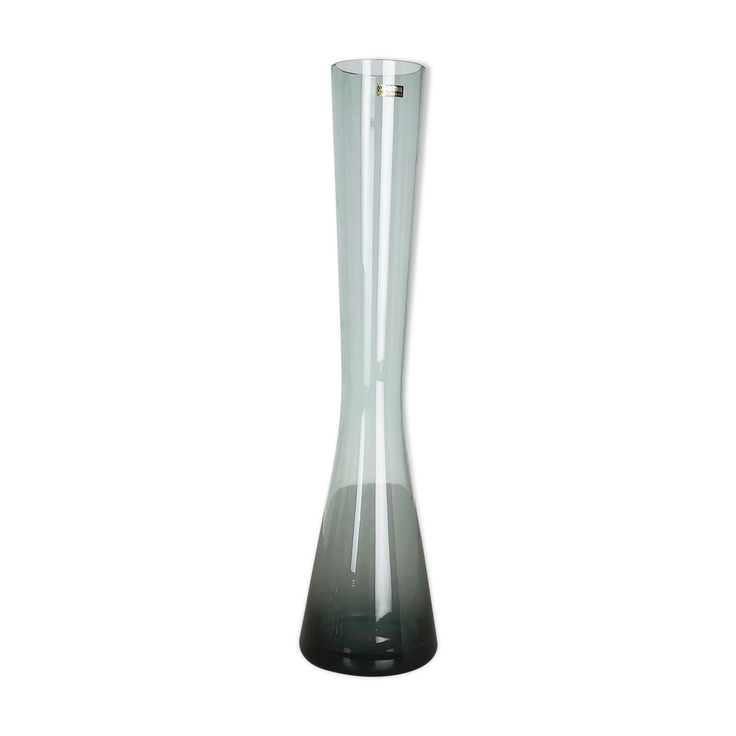 Large Vintage 1960s Turmalin Vase by Wilhelm Wagenfeld for WMF, Germany Bauhaus