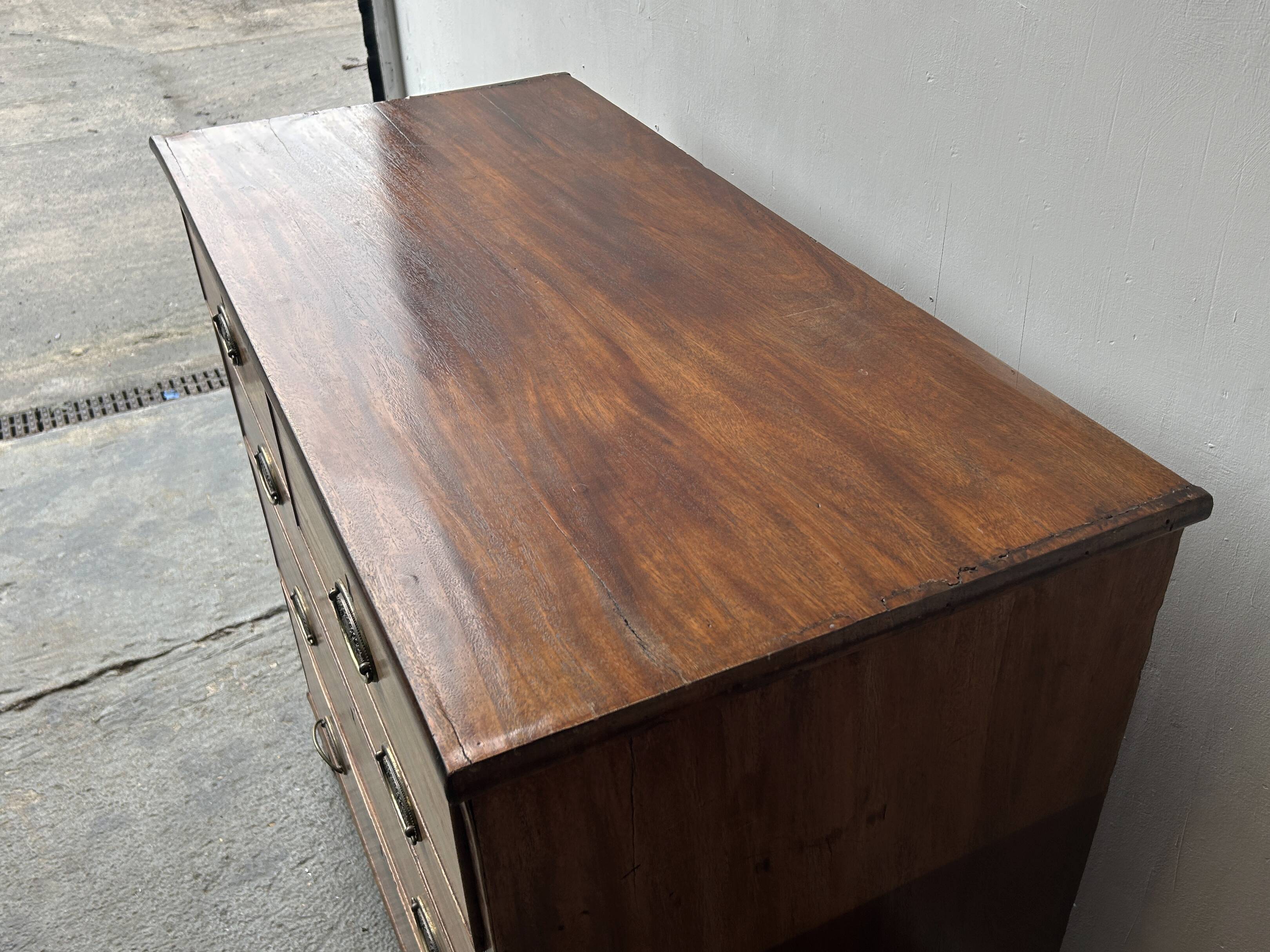 Antique Georgian mahogany two over three chest of drawers 1820–1840