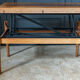 Scandinavian coffee table Smorrebrod with extendable system