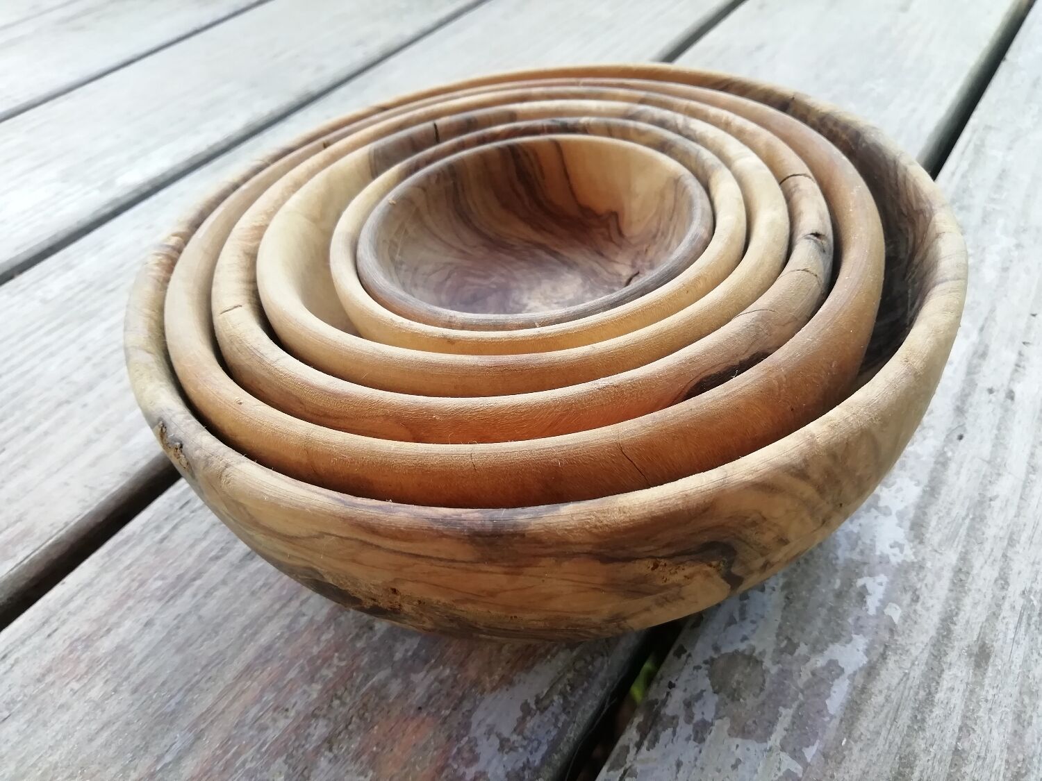 Series of olive bowls