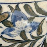 Old Hand-painted ceramic lamp