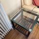 Lot including 1 coffee table and 1 side table signed Pierre VANDEL.