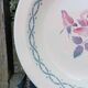 Round hollow dish or large plate, Janine model by Digoin, 1930/40