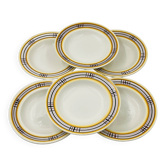Set of 6 BFK soup plates