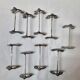 Silver metal knife holder early XXth
