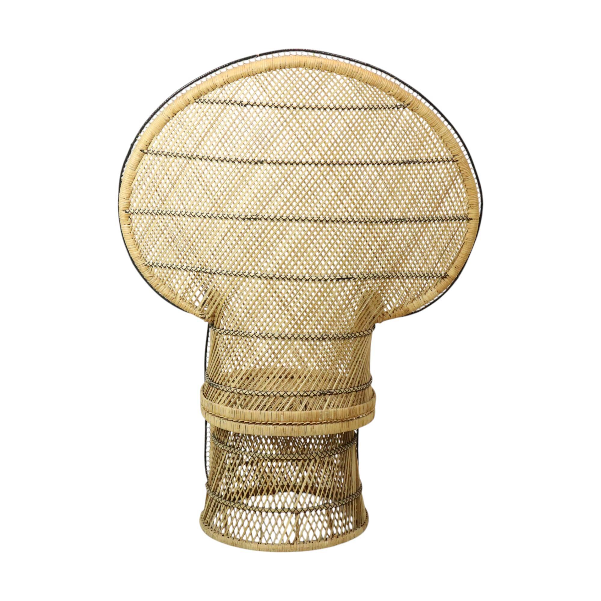 Fauteuil Emmanuelle en rotin