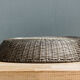 Braided metal bread basket