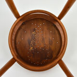 J&J Kohn bistro chair with decorated seat