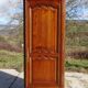 Louis XV style bonnetière in solid cherry wood
