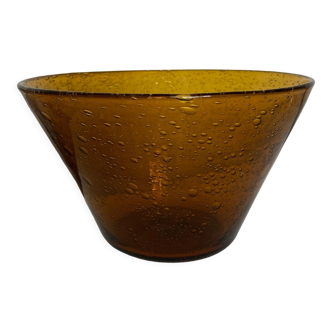 Saladier en verre de Biot 1970