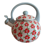 Théière en tôle émaillée