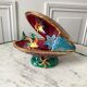 Ceramic table lamp vallauris model "moule" 70s