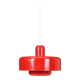 Red “Go-Go” pendant lamp by Dan Heersø for Vitrika / 1970s / Danish modern design