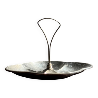 Small silver presentation tray Made in Sweden with 4 compartments