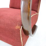 Paire de fauteuils conçus par Jindřich Halabala années 1950.