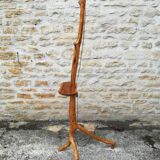 Wooden floor lamp