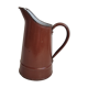 Broc pitcher enamelled brown