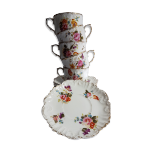 set de 5 magnifiques - porcelaine