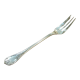 Serving cake fork - Christofle Marly in silver metal