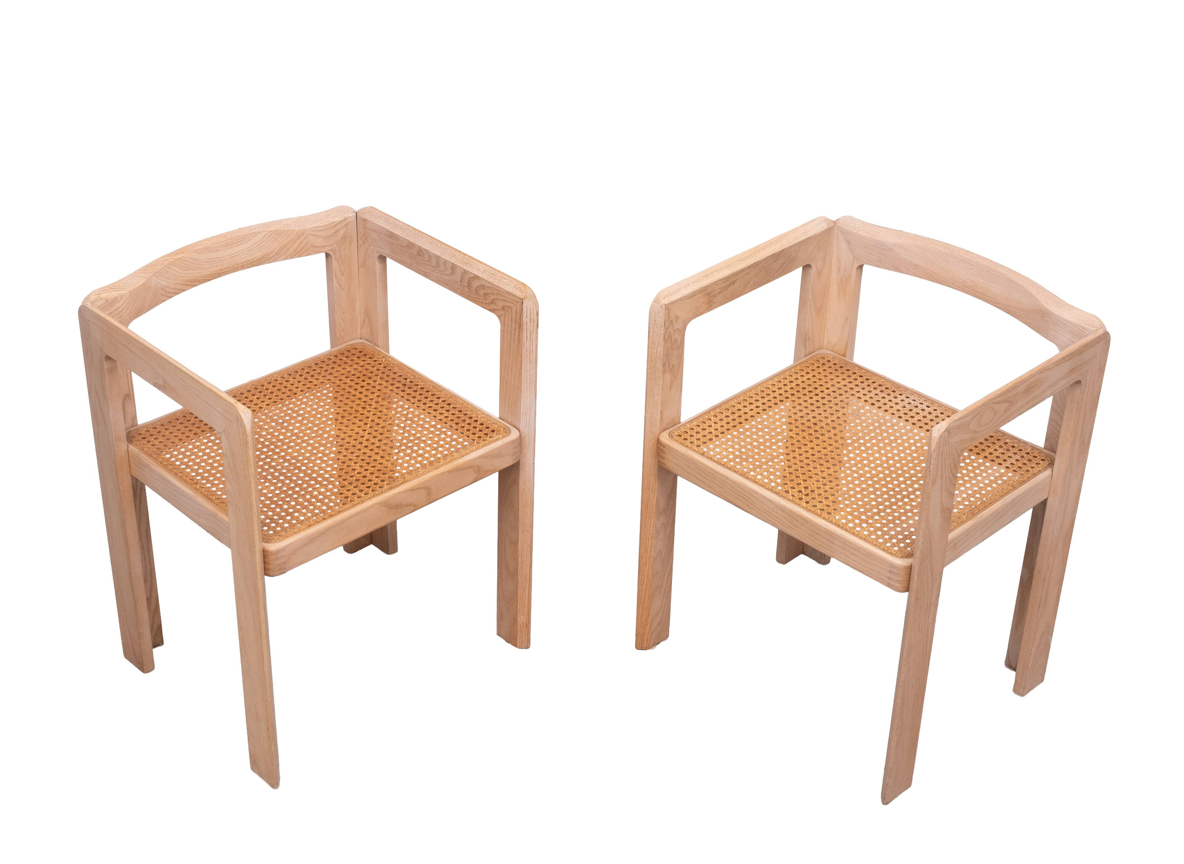 Derk Jan de Vries "Samara" Arm Chairs for Maisa Di Seveso Milano