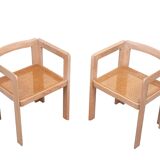 Derk Jan de Vries "Samara" Arm Chairs for Maisa Di Seveso Milano