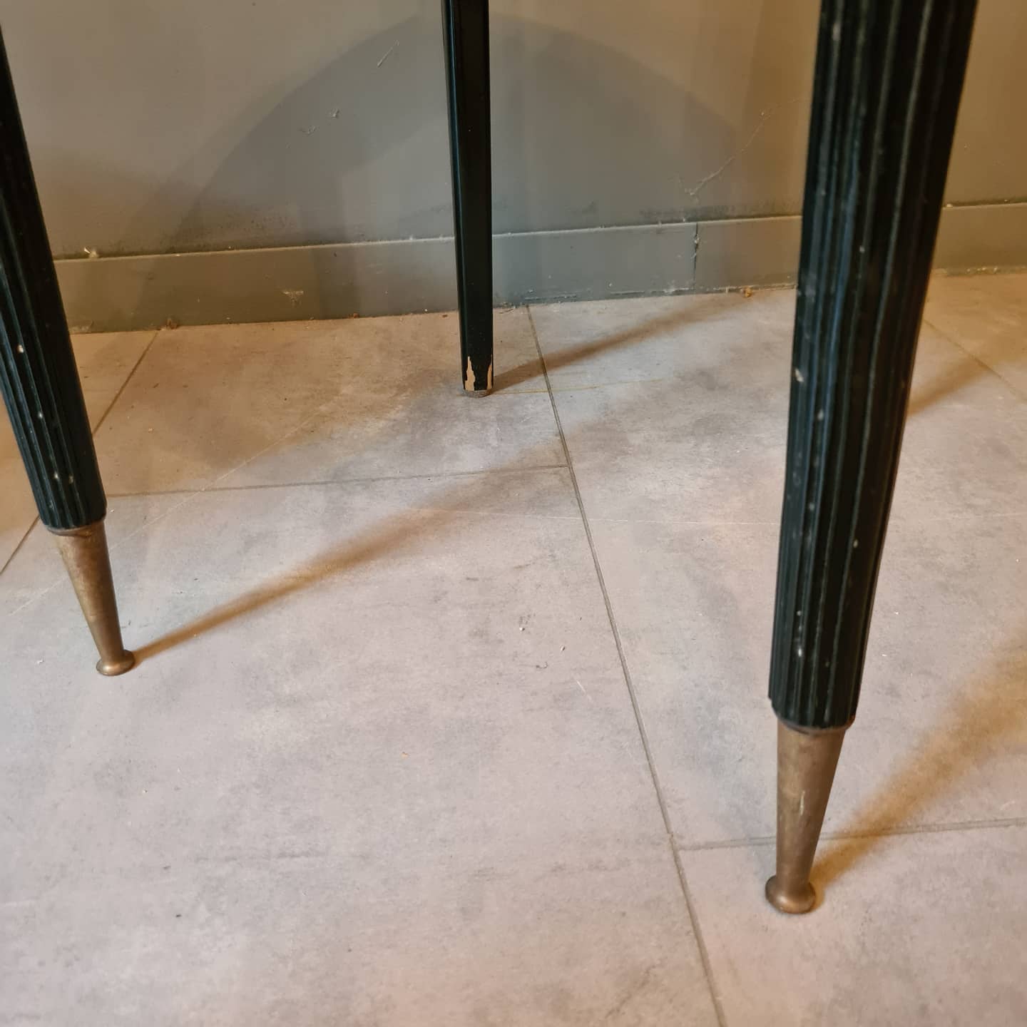 Pair of large vintage Italian formal chairs