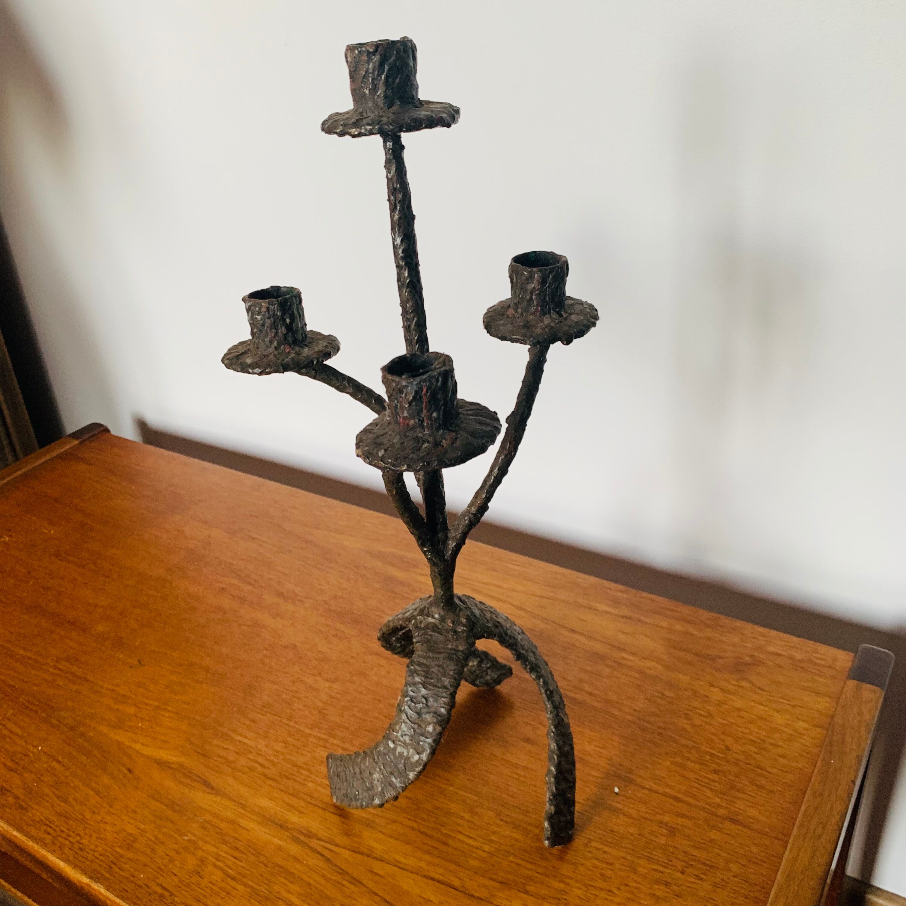 Brutalist candle holder