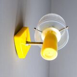 Mid century modern yellow wall sconce light