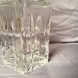 Crystal whisky carafe Saint Louis Model Manhattan (1980s)