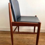 6 chaises teck scandinave vintage