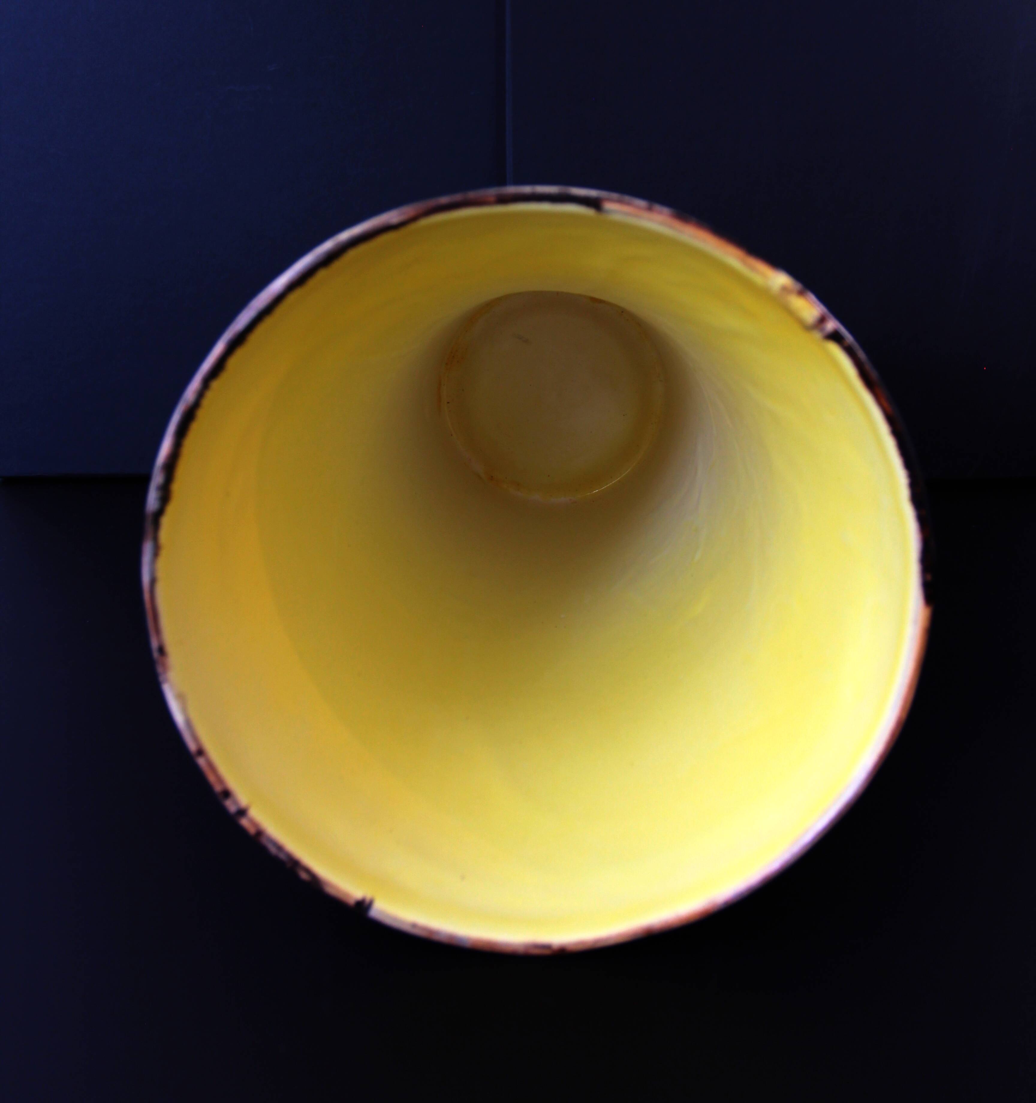 Large free-form abstract vase by Marius Bessone (Vallauris), c. 1950