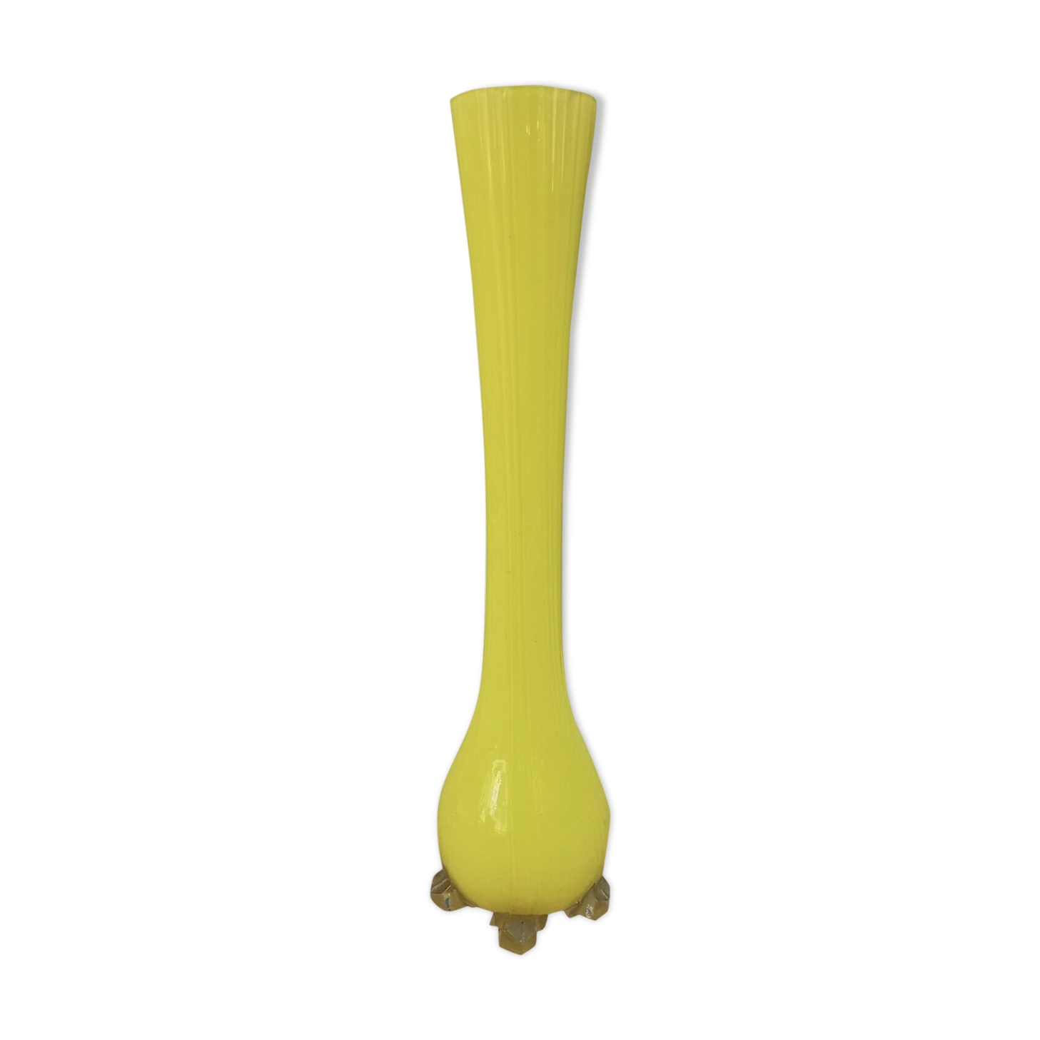 Vase soliflore 1930 yellow