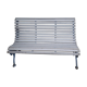 Garden bench or interior feet hoof wrought iron wood
