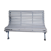 Garden bench or interior feet hoof wrought iron wood
