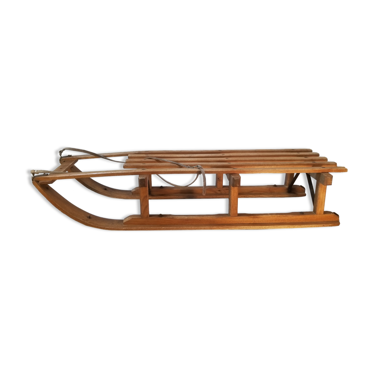Old wooden sledge large size - 104 cm