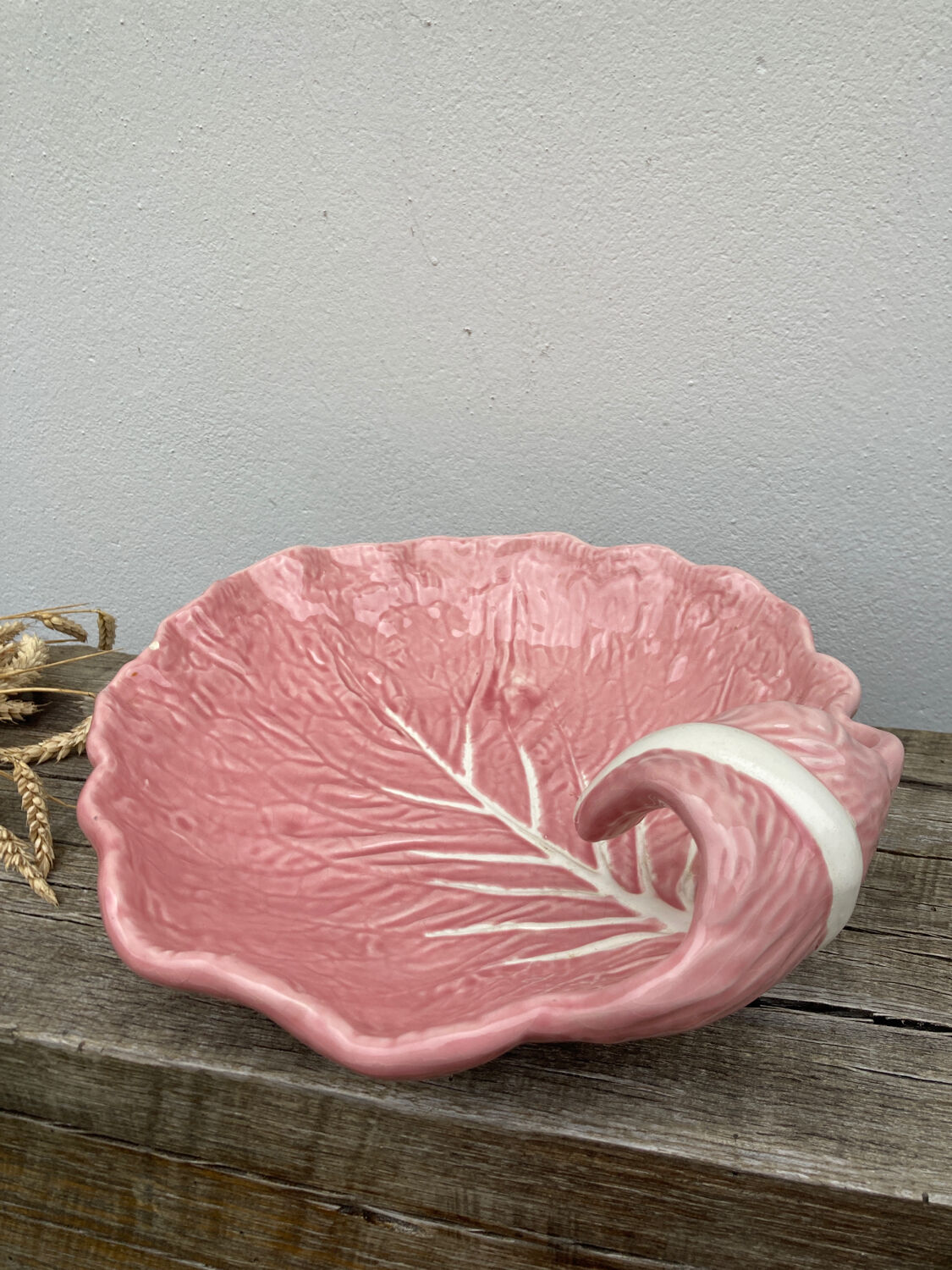 Slip pink cabbage leaf flat empty pocket
